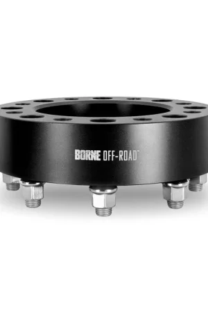Borne Off-Road Wheel Spacers - 8X170 - 125 - 50mm - M14 - Black Professional Grade