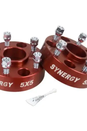 Synergy Jeep Hub Centric Wheel Spacers 5x5-1.50in Width 1/2-20 UNF Stud Size Crafted
