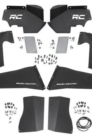 Mega Sale Jeep JK Front and Rear Inner Fenders Set Vertex Shocks For 07-18 Wrangler JK Rough Country