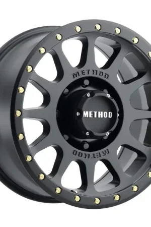 While Supplies Last Method MR305 NV 18x9 +18mm Offset 8x6.5 130.81mm CB Matte Black Wheel