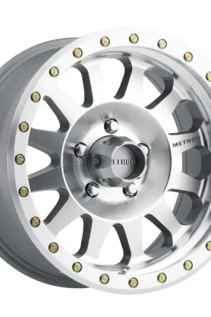 Method MR304 Double Standard 17x8.5 0mm Offset 5x5.5 108mm CB Machined/Clear Coat Wheel Fast Shipping