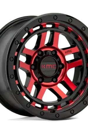 KM540 17X8.5 6X5.5 G-BLK MCH RTCC 18MM Free Shipping