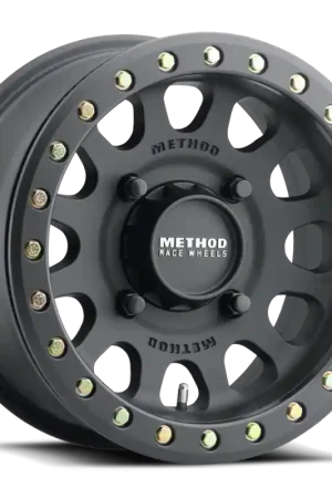Method MR401 UTV Beadlock 15x6 / 5+1/49mm Offset / 5x4.5 / 72mm CB Matte Black Wheel Instant Buy