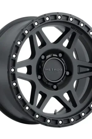 Method MR312 17x8.5 0mm Offset 5x150 110.5mm CB Matte Black Wheel Clearance