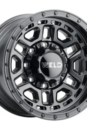 Weld Off-Road Crux 17x9in / 8x180 BP / ET 0 / 124.3mm Bore - Satin Black Wheel Low Price