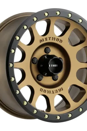 Trending Method MR305 NV 17x8.5 0mm Offset 5x150 116.5mm CB Method Bronze/Black Street Loc Wheel