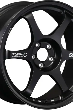 SSR Type-C Forged 18x9.5 +38 5/114.3 - Sprint Black Wheel Fan Favorite