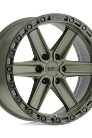 Limited Edition BR HENDERSON 17X9 6X135 +0 87 GRN BLK HW