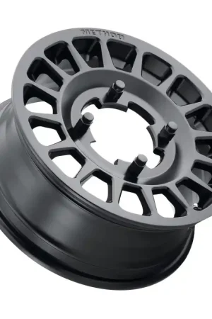 Top Rated Method MR407 Bead Grip 15x6 / 5+1/51mm Offset / 5x4.5 / 77mm CB Matte Black Wheel