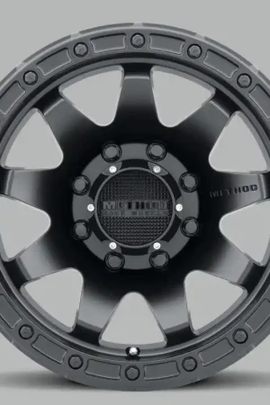 Authentic Method MR317 20x9 +18mm Offset 8x170 130.81mm CB Matte Black Wheel