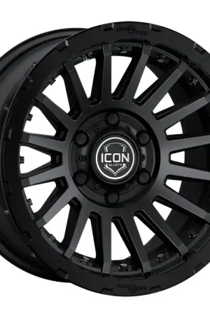 ICON Recon Pro 17x8.5 6x5.5 0mm Offset 4.75in BS 106.1mm Bore Satin Black Wheel Bargain