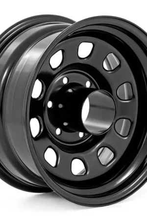 Black Daytona, 15x8 (5x4.5)  Wheel Rough Country Crafted