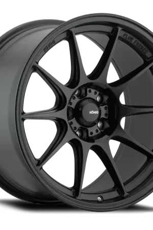 Trending Konig Dekagram 18x8.5 5x114.3 ET45 Semi-Matte Black