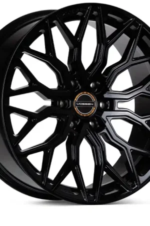 Vossen HF6-3 22x9.5 / 6x139.7 / ET20 / Deep Face / 106.1 - Gloss Black Wheel Big Sale