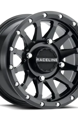 Hot Picks Raceline A95B Trophy 15x7in / 4x156 BP / 10mm Offset / 132.5mm Bore - Satin Black Wheel