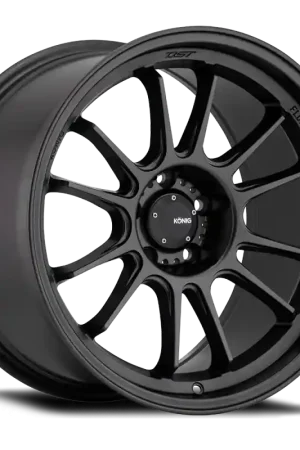 Konig Hypergram 18x8.5 5x112 ET43 Matte Black Handmade
