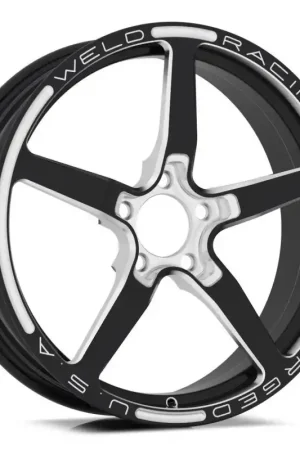 Weld Alumastar 1-Piece 18x6 / 5x115 BP / 2.7in. BS Black Wheel - Non-Beadlock Professional Grade