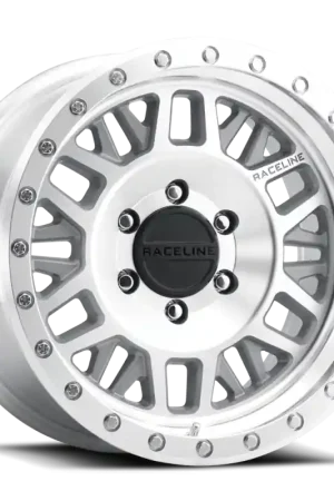 Raceline 951MC Ryno 17x9in / 8x165.1 BP / -12mm Offset / 125.2mm Bore - Machined Wheel Warranty Included