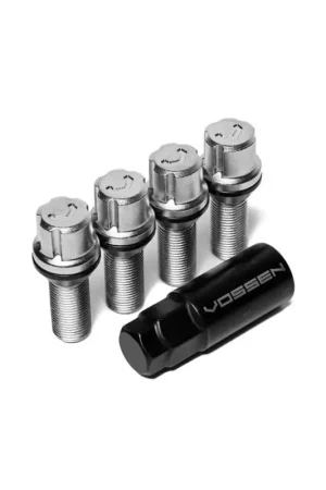 Authentic Vossen 30mm Lock Bolt - 14x1.5 - 17mm Hex - Cone Seat - Silver (Set of 4)