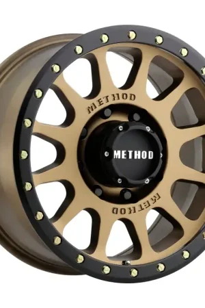 Latest Method MR305 NV 20x9 +18mm Offset 8x6.5 130.81mm CB Method Bronze/Black Street Loc Wheel