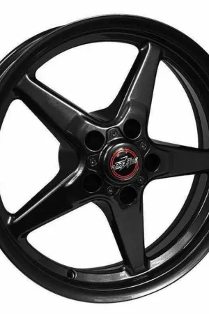 Professional Grade Race Star 92 Drag Star Bracket Racer 17x7 5x4.50BC 4.25BS Gloss Black Wheel