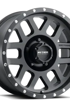 Method MR306 Mesh 18x9 -12mm Offset 5x5 94mm CB Matte Black Wheel Super Sale