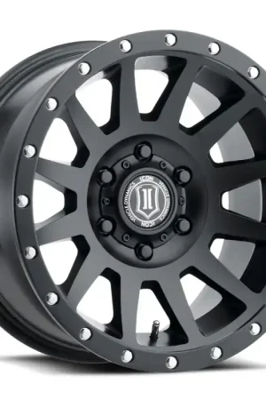ICON Compression 18x9 5x150 25mm Offset 6in BS Satin Black Wheel Time-Limited