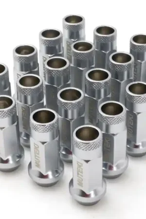 Get Yours Wheel Mate 12x1.50 48mm Muteki SR48 Satin Silver Open End Lug Nuts