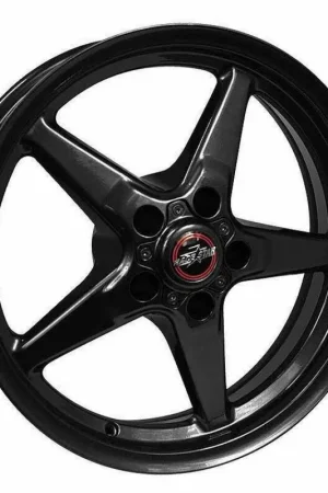 Direct From Factory Race Star 92 Drag Star Bracket Racer 18x5 5x115BC 2.00BS Gloss Black Wheel