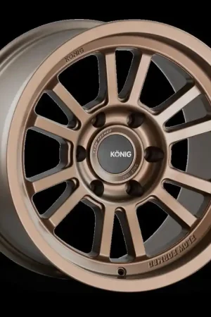 Konig HT1 17X9 5X127 ET-12 Satin Bronze In Demand