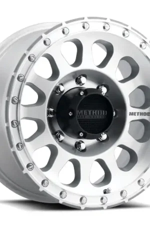 Method MR315 17x8.5 0mm Offset 8x6.5 130.81mm CB Machined/Clear Coat Wheel Direct From Manufacturer