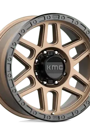 KM544 17X9 8X6.5 M-BRZ BLK LP 18MM Trusted Brand