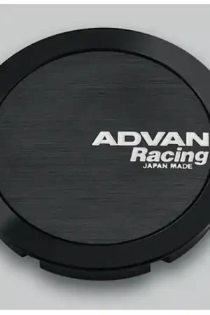 Advan 73mm Full Flat Centercap - Black Worldwide Shipping