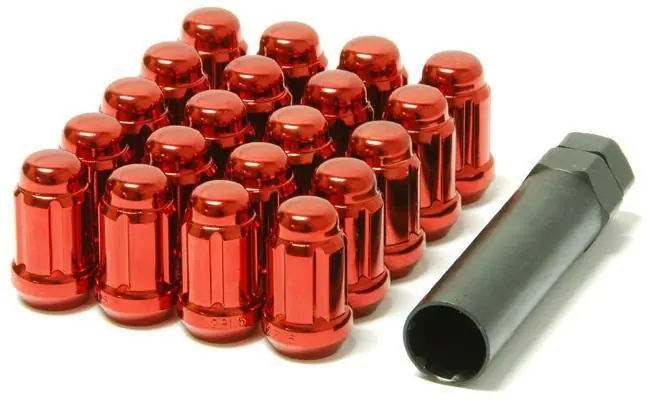 Wheel Mate Muteki Open End Lug Nuts - Deep Black 12x1.25 Express Delivery