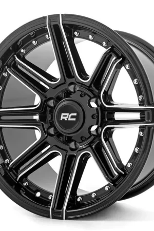 Rough Country 88 Series Wheel | One-Piece | Gloss Black | 17x9 | 6x5.5 | +0mm Warranty Included
