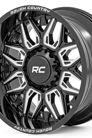 Best Price 86 Series Wheel One-Piece Gloss Black 20x10 8x170 -19mm Rough Country