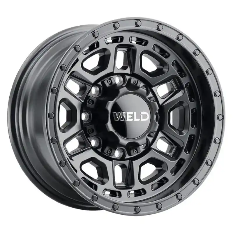 Original Weld Off-Road Crux 20x8.5in / 5x108 BP / ET +34 / 72.56mm Bore - Satin Black Wheel