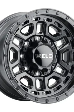 Weld Off-Road Crux 20x10in / 8x170 BP / ET -19 / 125.1mm Bore - Satin Black Wheel Premium