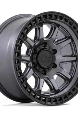 Hot Picks BR CALICO 17X8.5 6X5.5 106 M-GMTL BLK +0