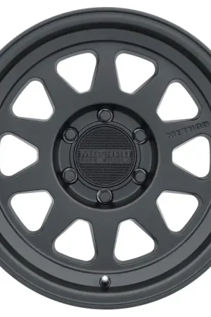 Modern Method MR316 17x8.5 0mm Offset 6x135 87mm CB Matte Black Wheel