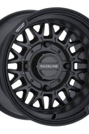 Raceline A13B Omega 14x7in/4x137 BP / 10mm Offset /110.18mm Bore - Satin Black Wheel Limited Offer