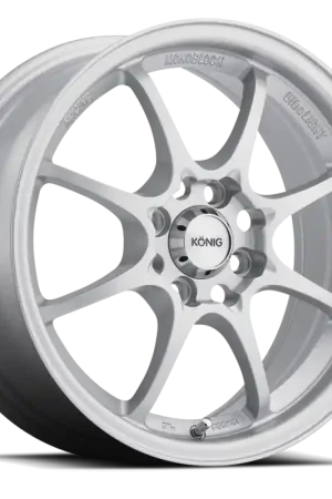Konig Helium 15x6.5 4x100 ET40 Silver Markdown