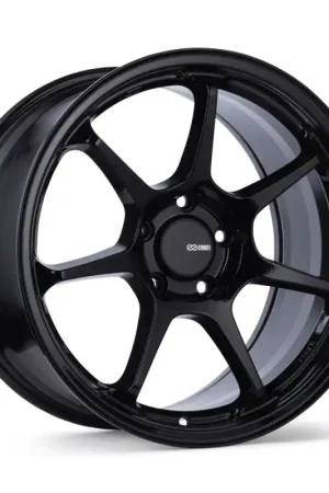 Certified Enkei TS-7 18x9.5 5x114.3 38mm Offset 72.6mm Bore Gloss Black Wheel