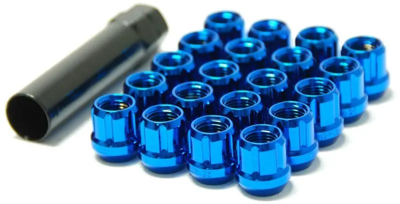 Buy Direct Wheel Mate Muteki Open End Lug Nuts - Blue 12x1.50