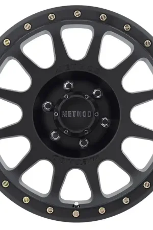 Brand New Method MR305 NV 18x9 0mm Offset 6x135 94mm CB Method Matte Black Street Loc Wheel