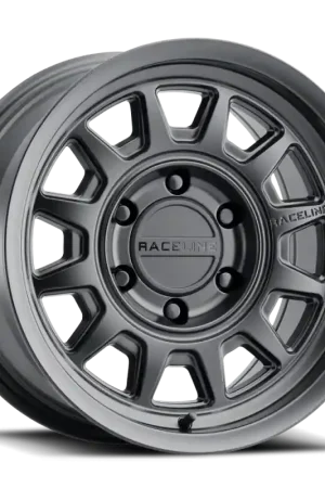 Mega Sale Raceline 952B Aero 17x8.5in / 6x139.7 BP / 0mm Offset / 106.1mm Bore - Satin Black Wheel