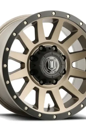 Trusted Brand Icon Alloys Compression HD Bronze - 18x9/8x180/12mm/ 5 1/2 in