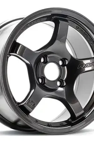 Wholesale Gram Lights 57CR 15x8.0 +28 4x100 Super Dark Gunmetal Wheel