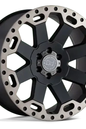 BR WARLORD 17X9 5X127 -12 71 M-BLK DDT High Quality