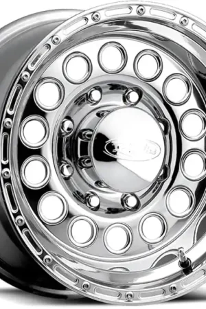 Raceline 887 Rock Crusher 17x9in / 5x127 BP / 0mm Offset / 83.82mm Bore - Polished Wheel Direct From Manufacturer